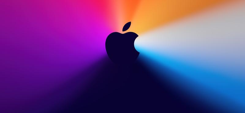 Apple One More Thing Event-Hintergrundbild idownloadblog FlareZephyr Ultrawide 12032x3300-Logo