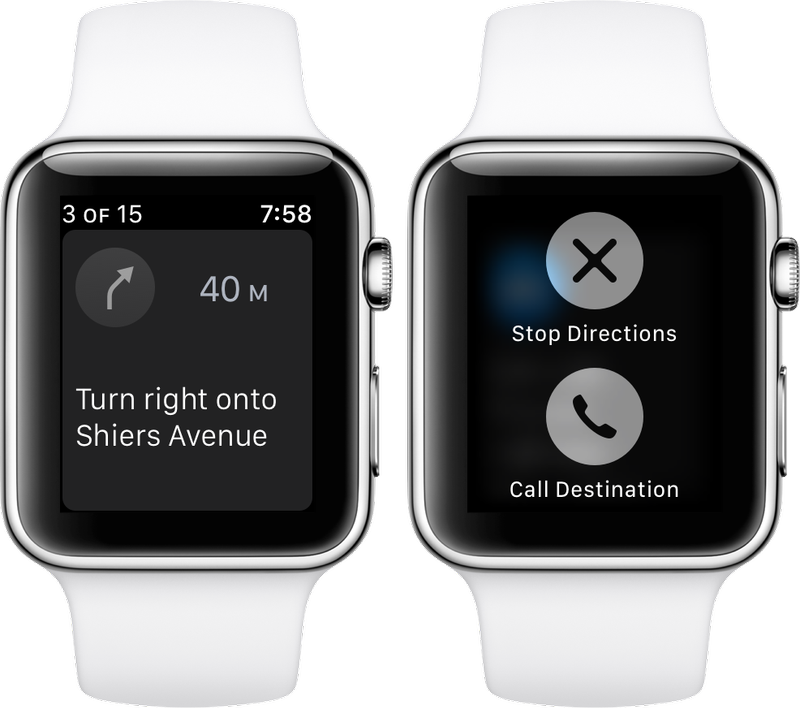 Wie verwende ich die Karten-App auf der Apple Watch?