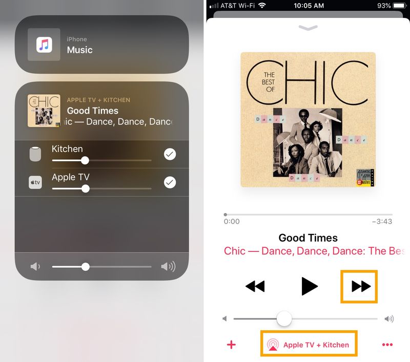 Songs, die als Nächstes auf dem Apple TV HomePod von Music abgespielt werden