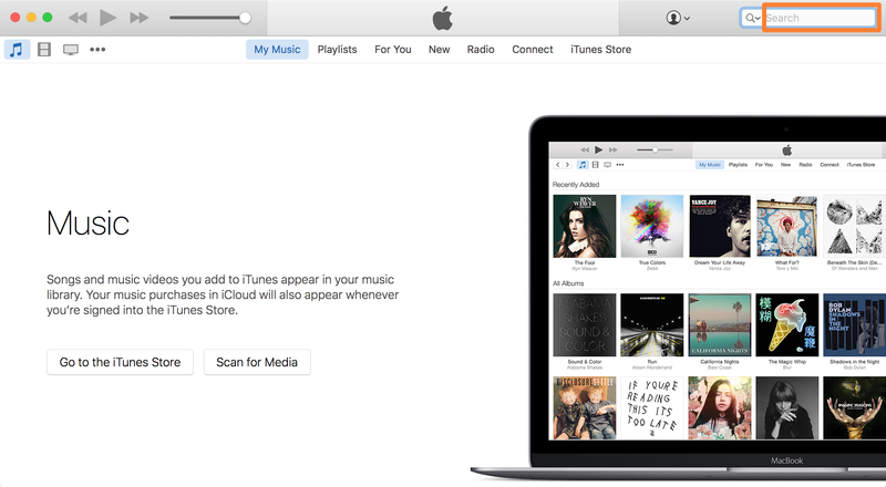 Löschen Sie den Apple Music-Suchverlauf auf dem Mac 1