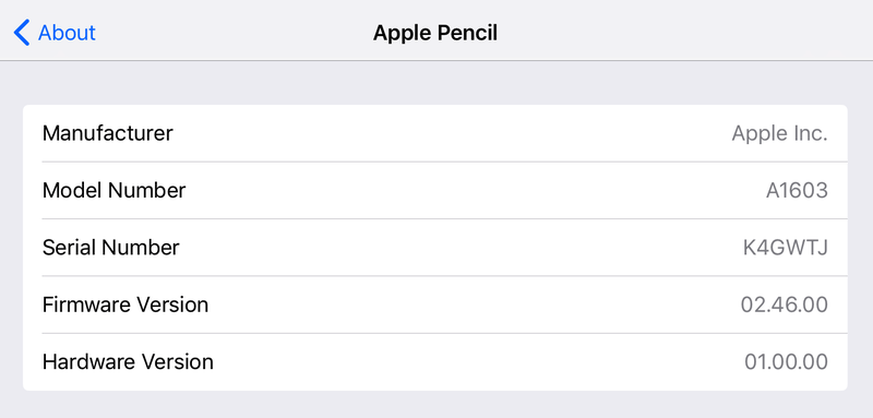 So erfahren Sie die Firmware-Version Ihres Apple Pencil