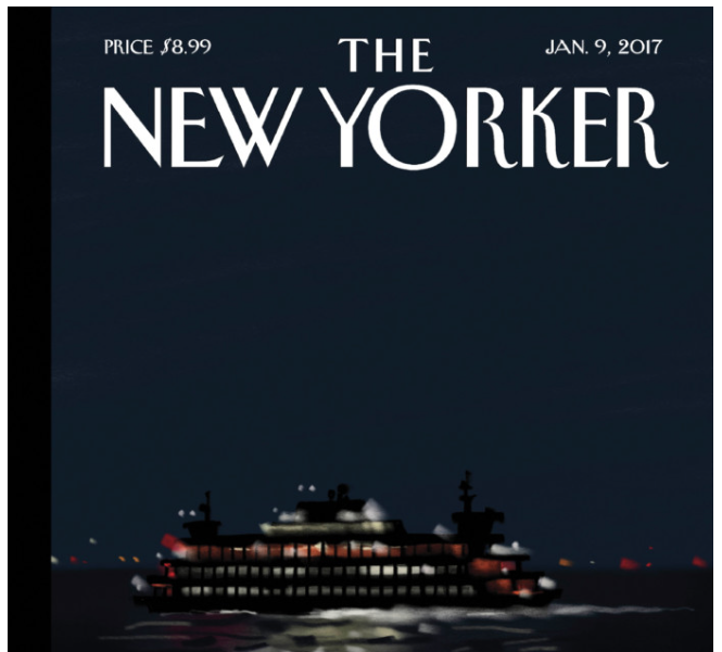 Das Cover von The New Yorker mit iPad Pro und Apple Pencil