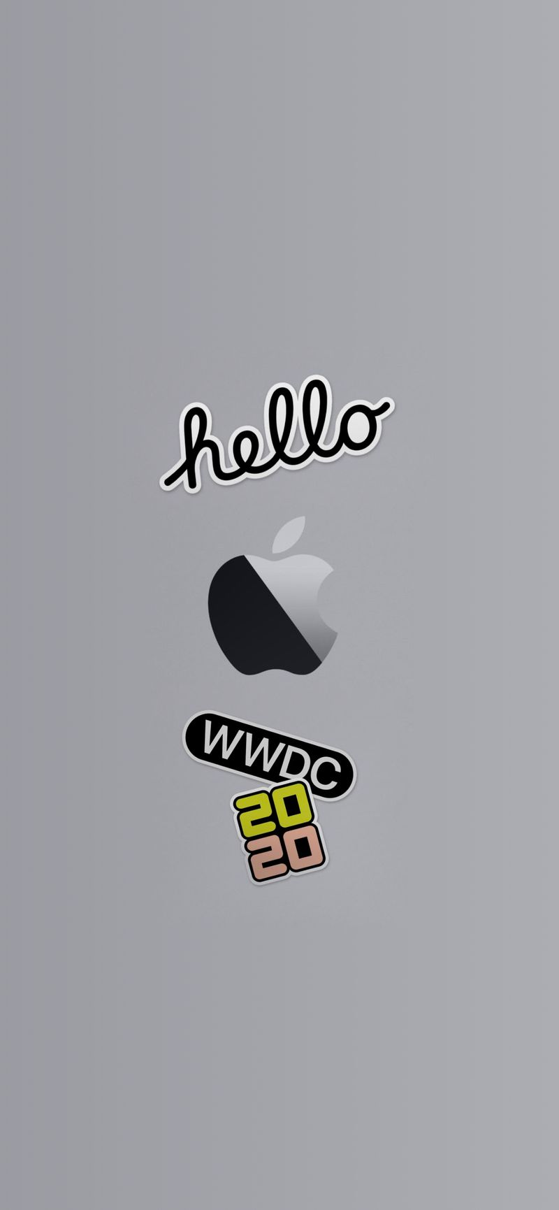wwdc 2020 Hintergrundbild iPhone AR72014 idownloadblog Logos laden grau ein
