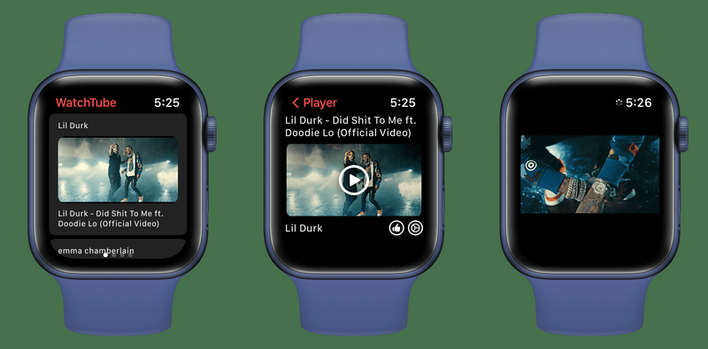 Spielen Sie ein Video auf Ihrer Apple Watch ab