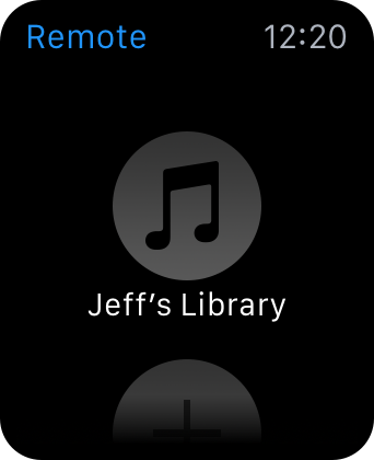 Apple Watch Remote-App-Bibliothek