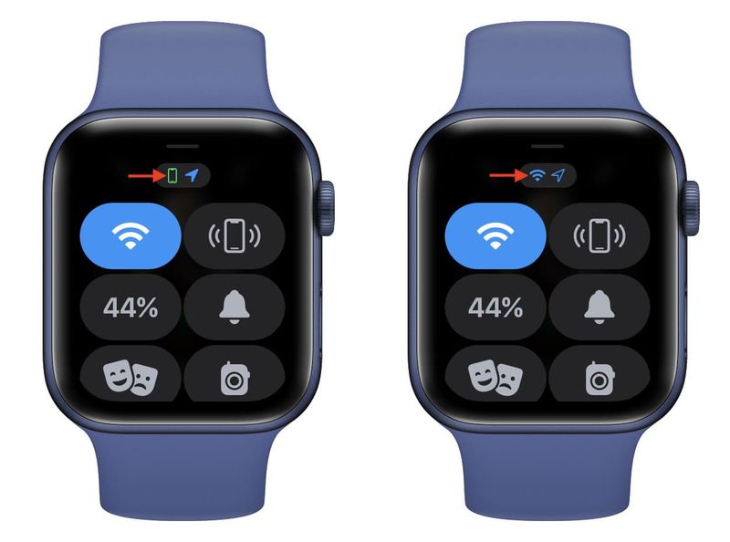 Apple Watch iPhone und WLAN-Verbindungsstatus