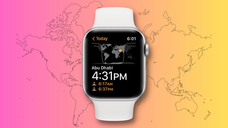 Weltzeituhr auf der Apple Watch