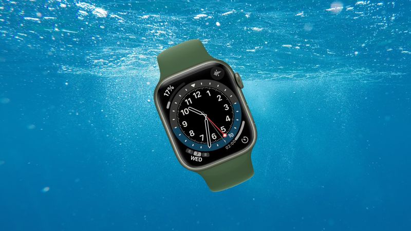 Apple Watch ins Wasser fallen lassen