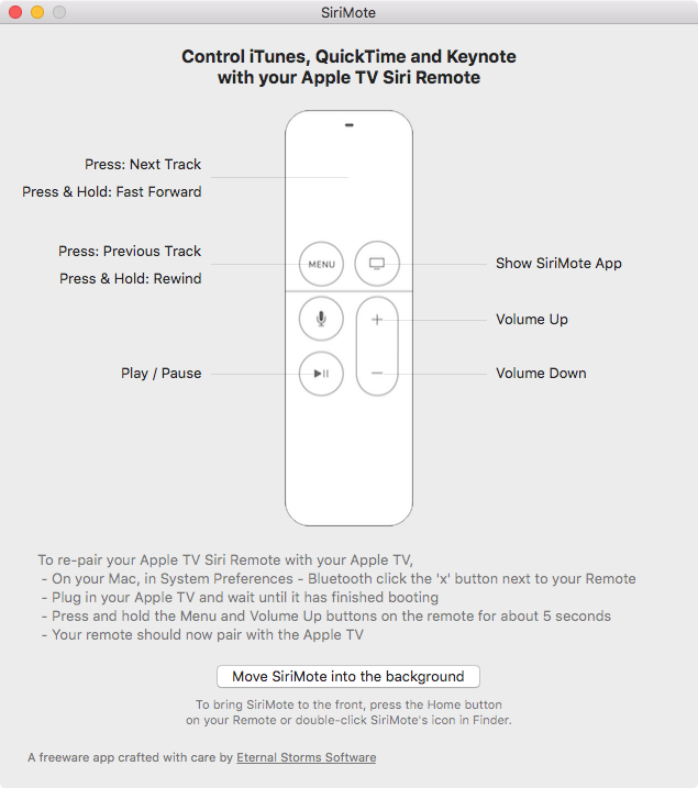SiriMore für OS X 1.0 verbundener Mac, Screenshot 001