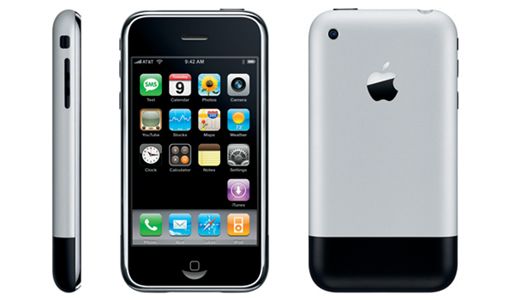 Originales iPhone (dreifach, Profil, Vorderseite, Rückseite)
