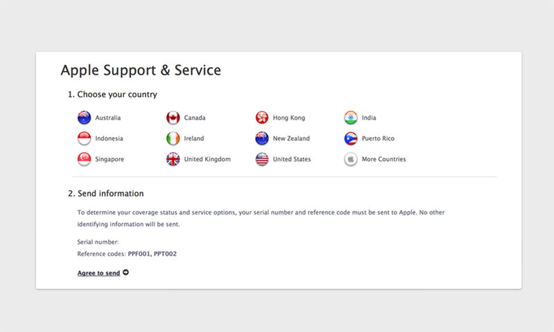Apple Support und Service