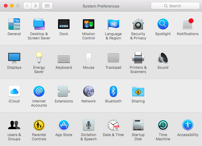 Die Systemeinstellungen von OS X El Capitan passen den Mac-Screenshot 002 an
