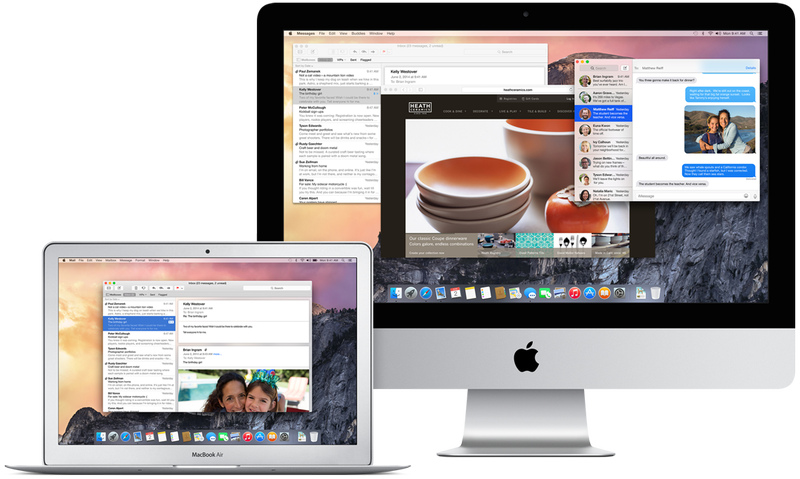 OS X Yosemite (Teaser, MacBook Air und iMac)