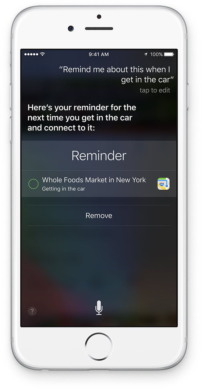 iOS 9-App-Erinnerungen, iPhone-Screenshot 004