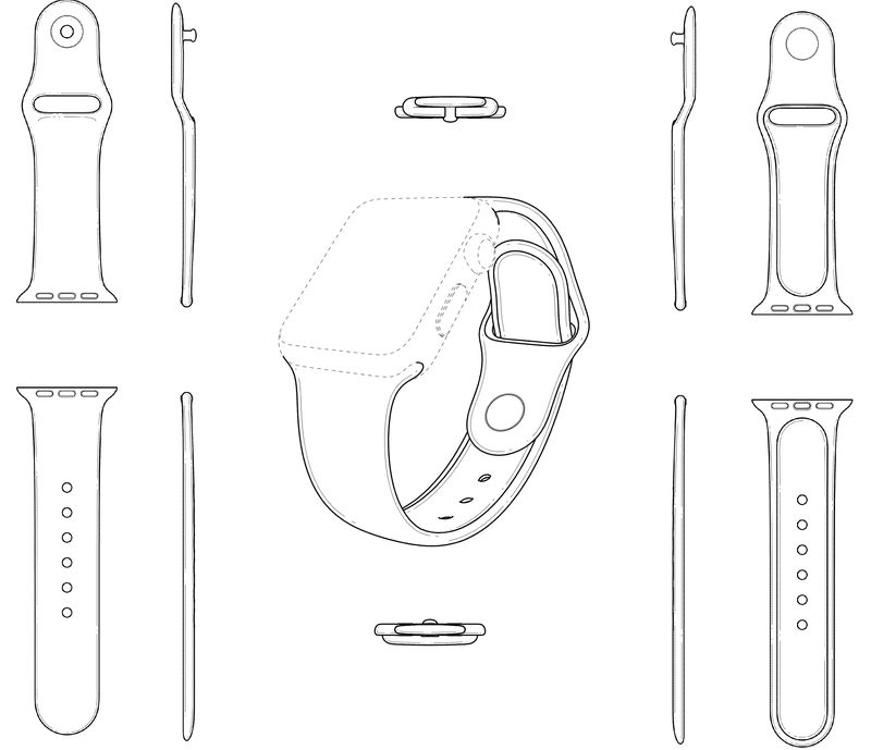 Apple Patent Watch Sport Band Design 003