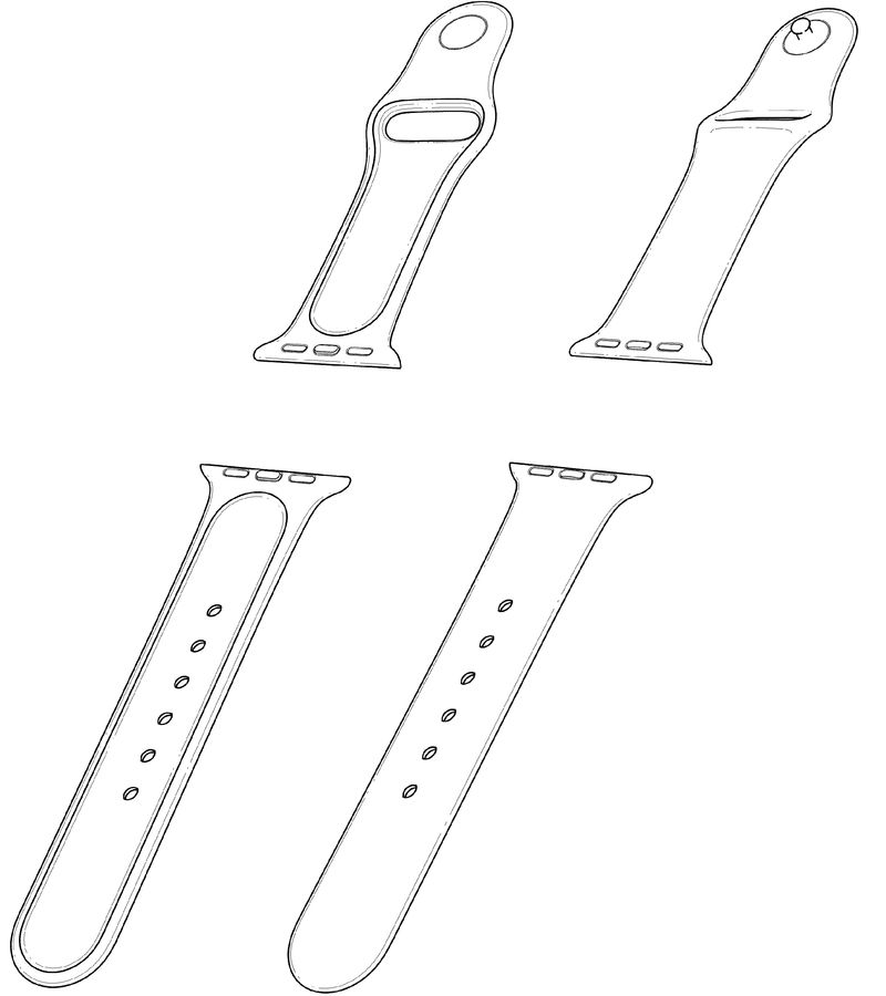 Apple Patent Watch Sport Band Design 002