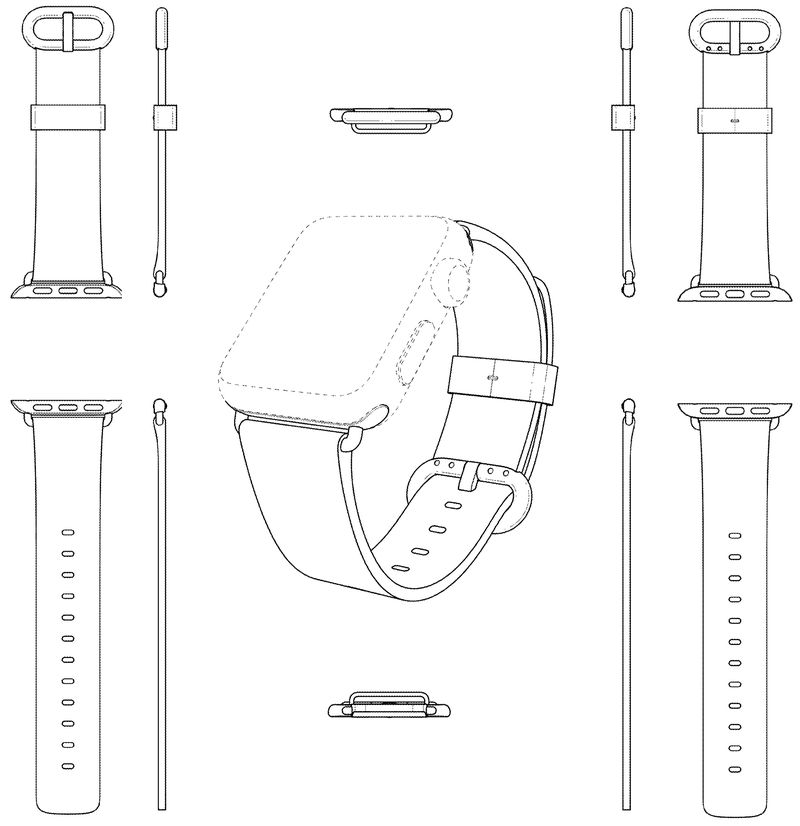 Apple Patent Watch Classic Buckle Design 001