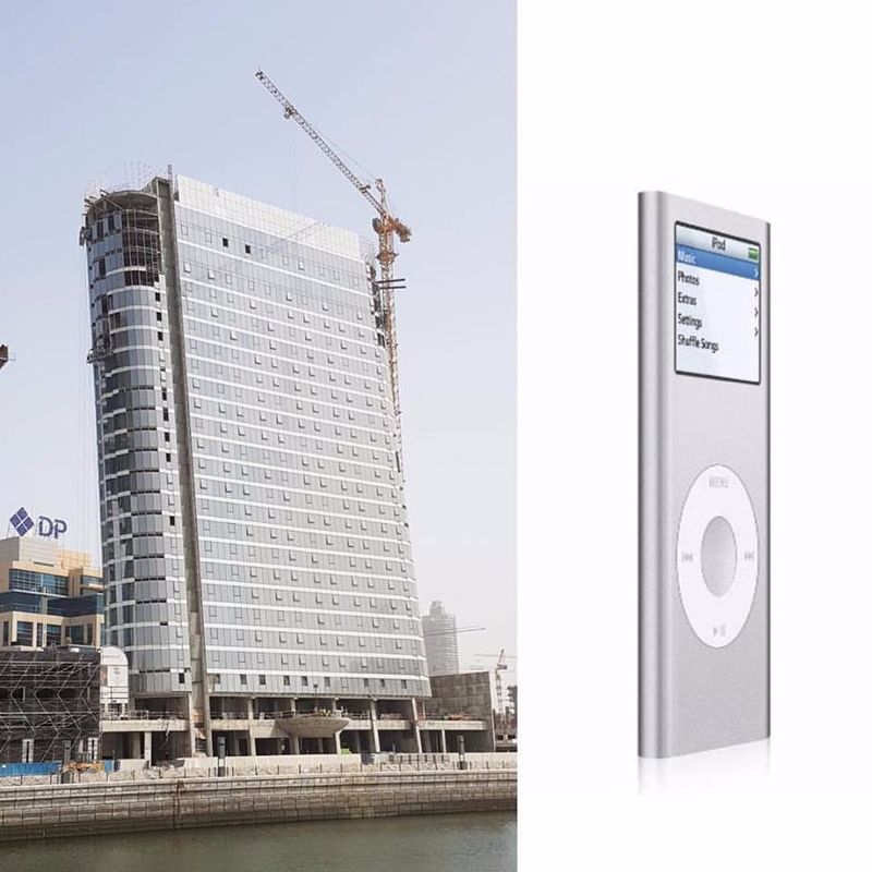 Dubai baut ein 24-stöckiges Apartmentgebäude in iPod-Form