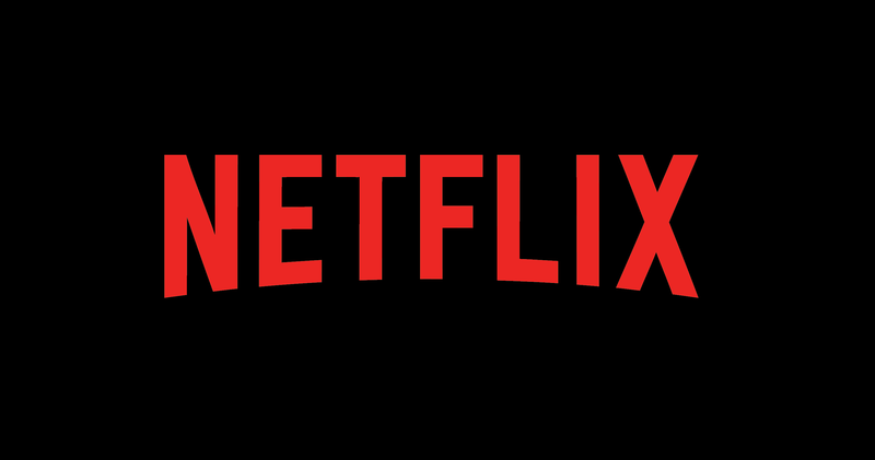 Ein Bild, das ein rotes Netflix-Logo vor einem komplett schwarzen Hintergrund zeigt
