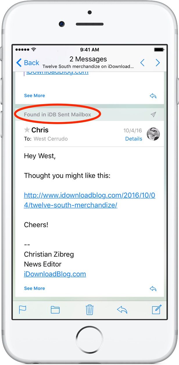 iOS 10 Mail-Konversation iPhone-Screenshot 001 anzeigen