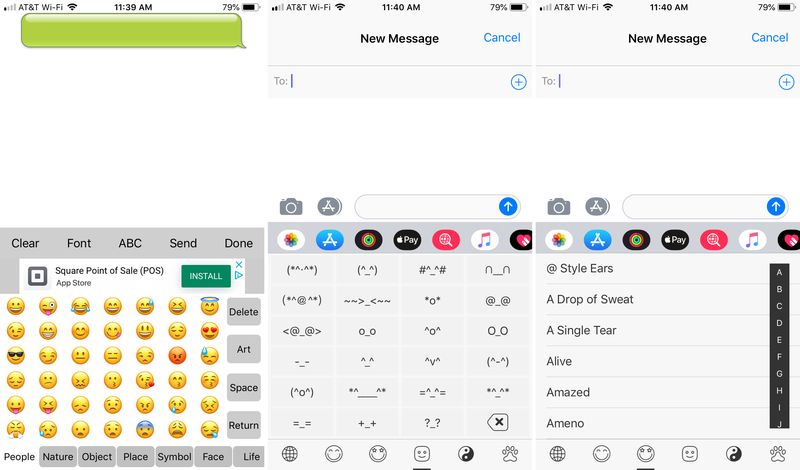 Emoji für Nachrichten – Text Maker iPhone