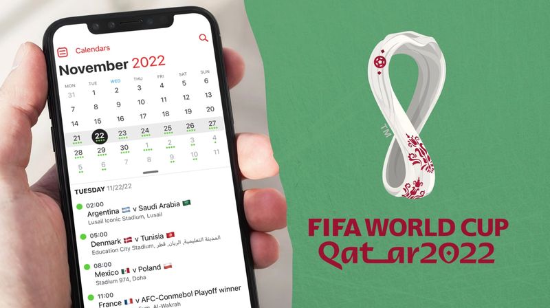 WM-Zeitplan im Kalender