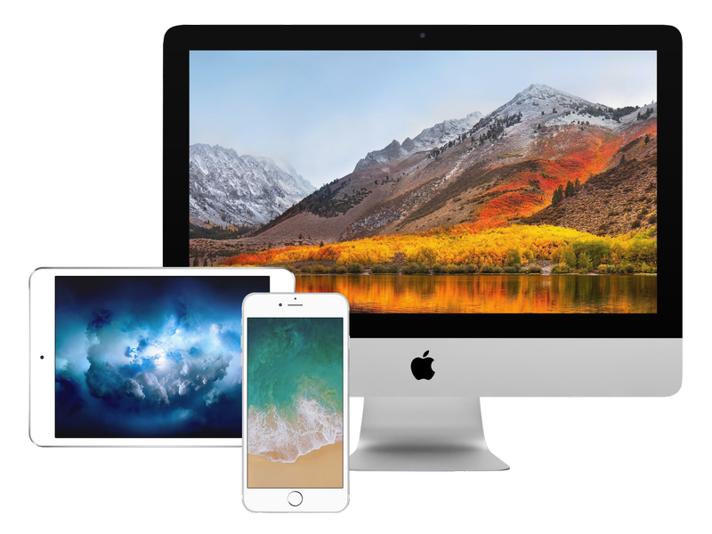 iOS 11, macOS High Sierra und iMac Pro WWDC 2017-Hintergrundbild