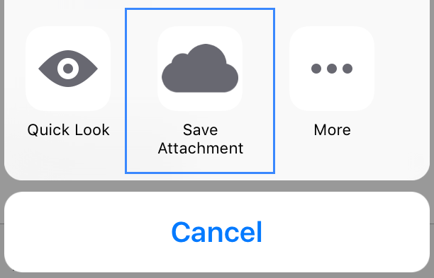 Speichern Sie E-Mail-Anhänge auf iCloud Drive mit iOS 9