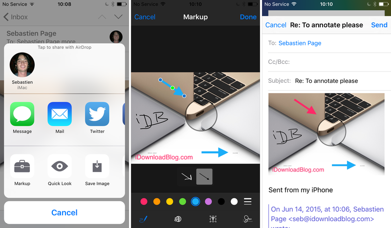 iOS 9: E-Mail-Anhänge markieren