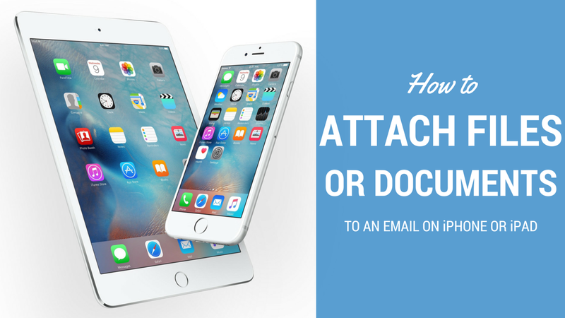 Anhängen von Dateien und Dokumenten an die Mail-App auf dem iPhone oder iPad