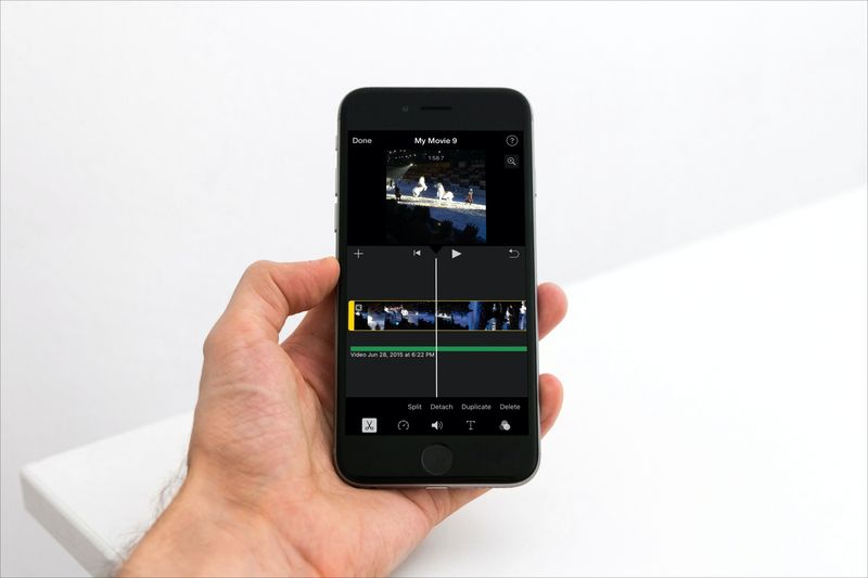 Video entfernen Audio iMovie iPhone behalten