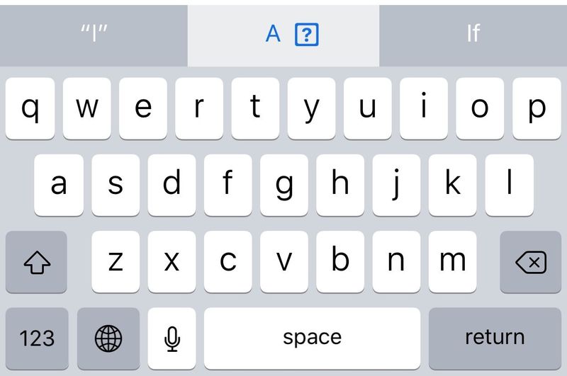 iOS 11.2 Beta 2 behebt Fehler bei der Textvorhersage