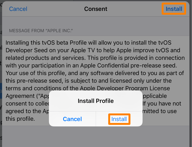 iOS-Konfigurationsprofil zweimal installieren