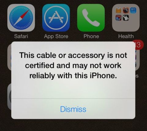 Probleme beim Laden des iPhone - Lightning-Kabel nicht zertifiziert
