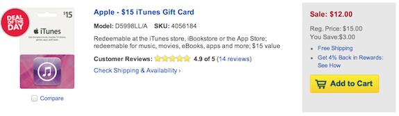 Kaufen Sie noch heute iTunes-Geschenkkarten mit 20 % Rabatt