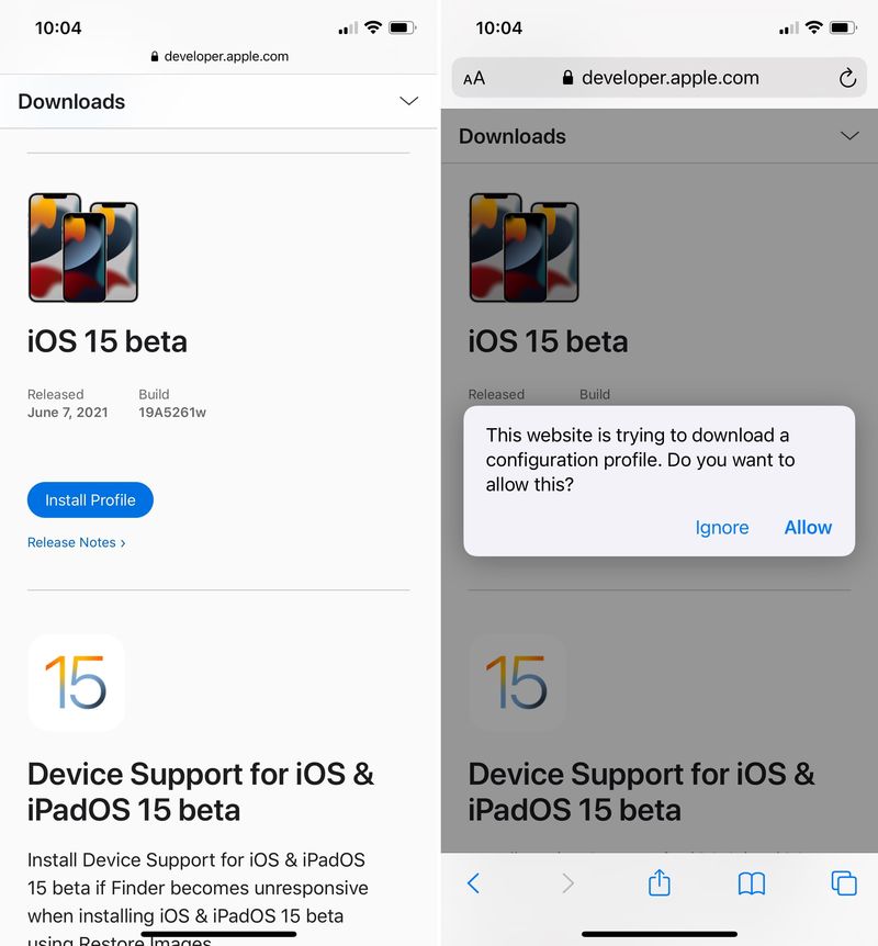 So installieren Sie iOS 15 Beta auf Ihrem iPhone oder iPad