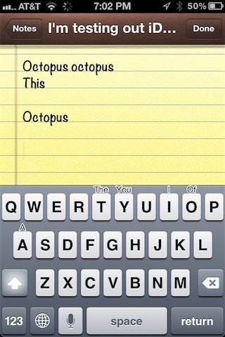Die Octopus-Tastatur ist jetzt auf Cydia verfügbar