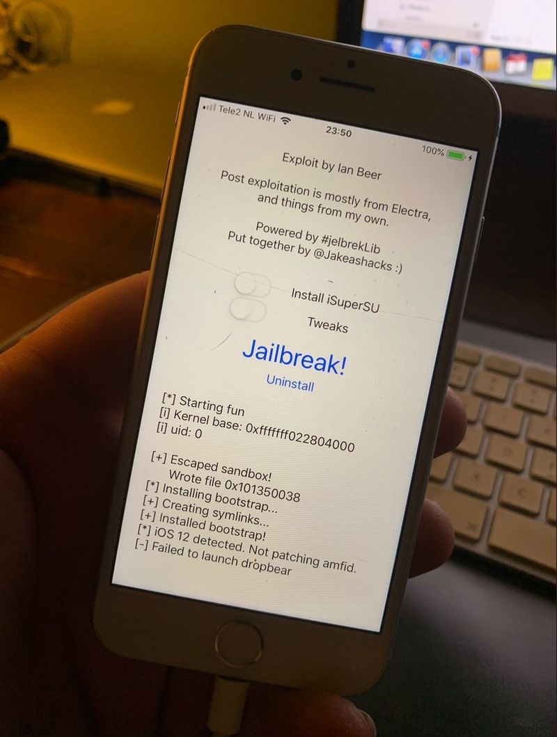 Jake James veröffentlicht RootlessJB 3.0 – einen iOS 12 Jailbreak