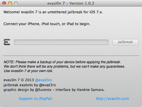 Evasion 7 1.0.2 veröffentlicht: Problem mit der Wi-Fi-Boot-Schleife des iPad 2 behoben