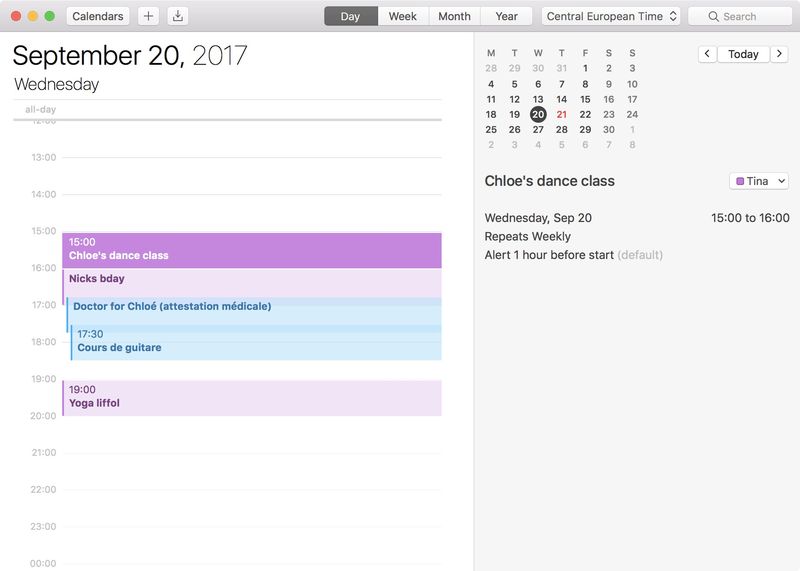 So ändern Sie die Kalender-App auf dem Mac auf das 24-Stunden-Uhrzeitformat