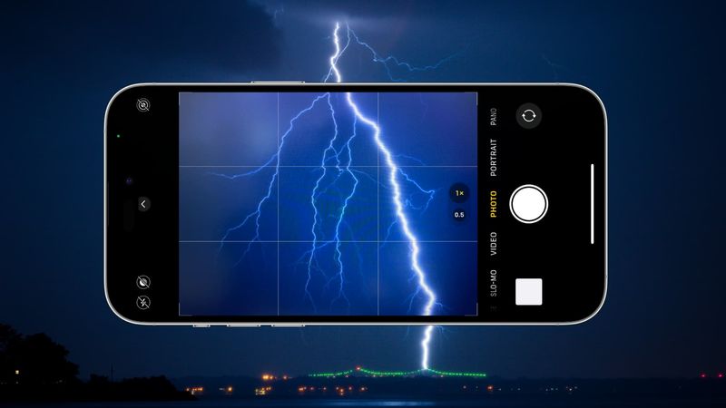 So fotografieren Sie Blitze mit Ihrem iPhone