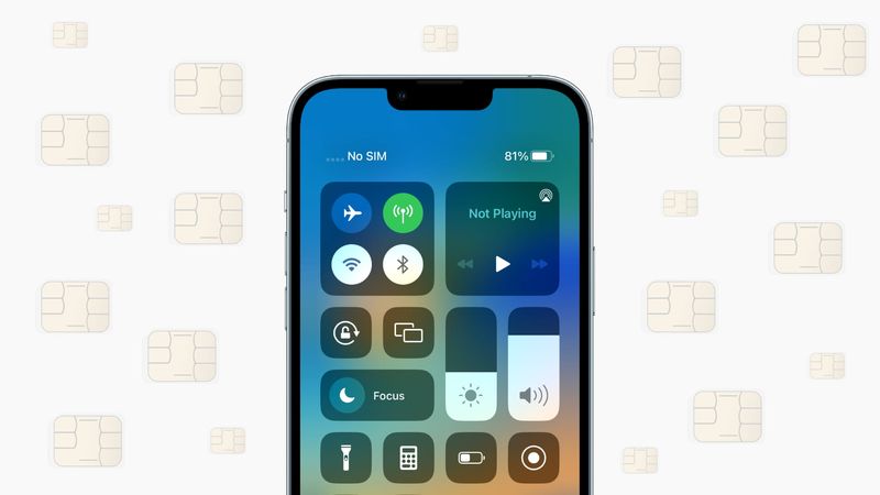 Das iPhone zeigt auf dem Bildschirm den Fehler „Keine SIM“ an