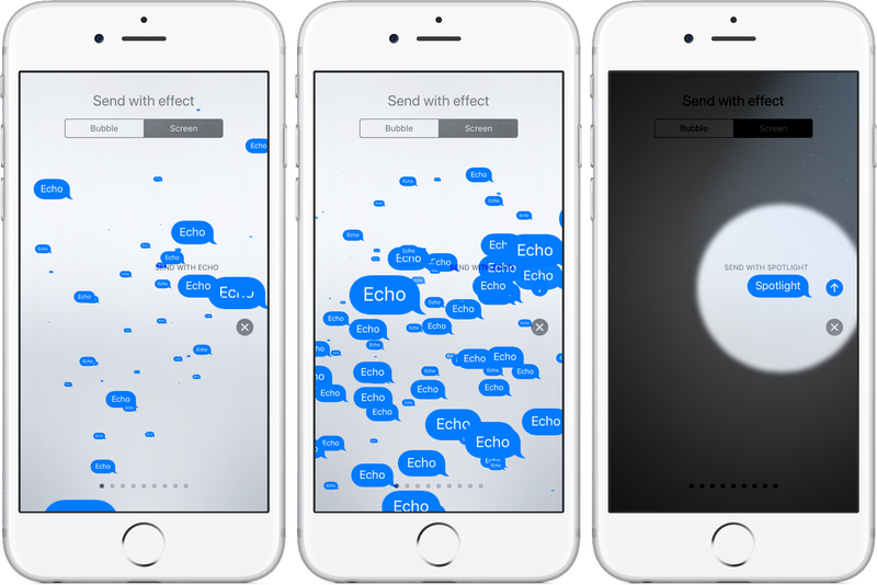 Schauen Sie sich die neuen Vollbildeffekte von iOS 11-Nachrichten an