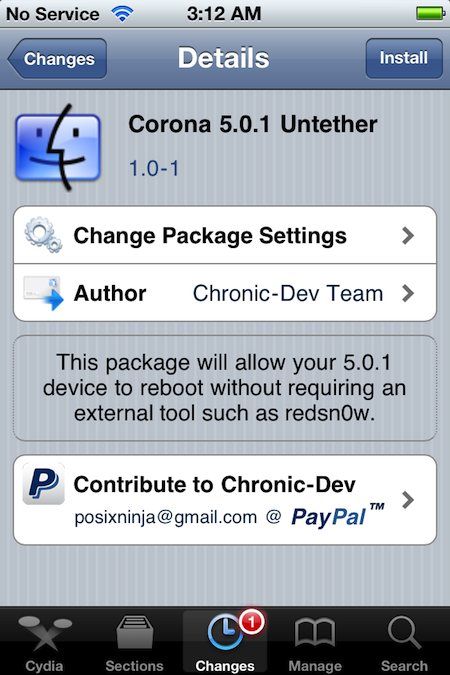So erhalten Sie den Jailbreak ohne Anmeldung mit Corona Untether 5.0.1