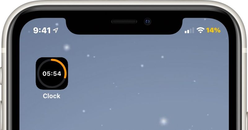 TimerIcon verleiht der Uhr-App ein animiertes Countdown-Symbol
