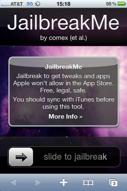 JailbreakMe: Jailbreak für alle Geräte