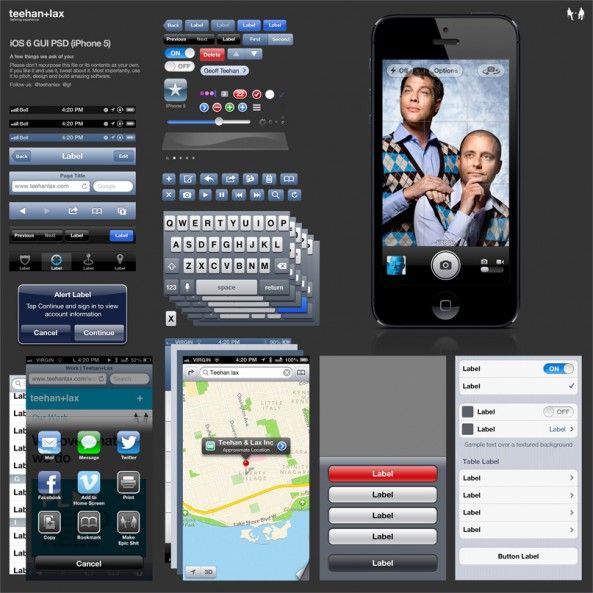 Laden Sie jetzt die iOS 6-GUI herunter!