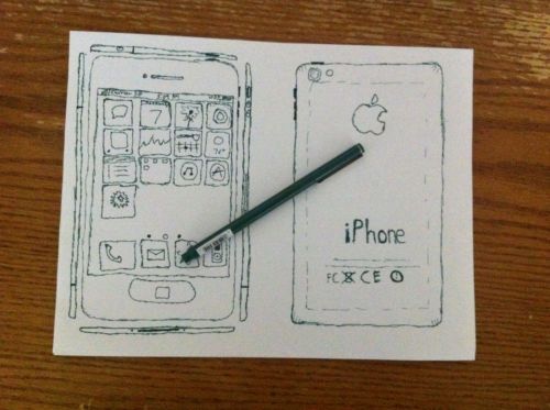 Eine Original-iPhone-5-Zeichnung auf eBay – Beeindruckend!