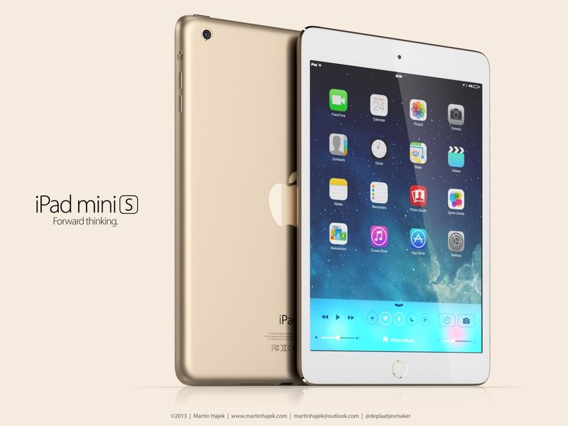 iPad Mini 2 in Gold und Blau: Entdecken Sie die neuen Konzepte