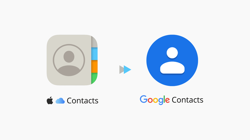 Kopieren Sie iCloud-Kontakte in Google-Kontakte